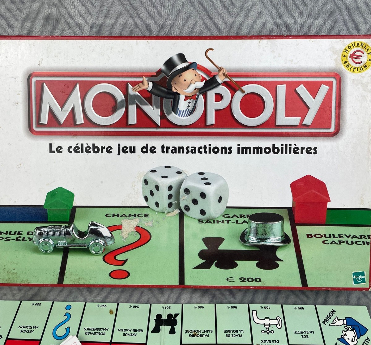 Monopoly Francais Hasbro Jeu de Societe Complet avec Pions R